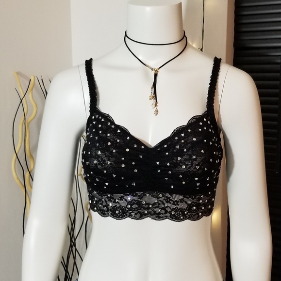 PINK Victoria's Secret Other - 💖Victoria's Secret PINK Mesh Bling Bralette